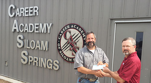 Mike Rogers of Career Academy of Siloam Springs